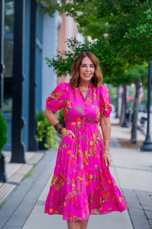Audrina Tropical Dress