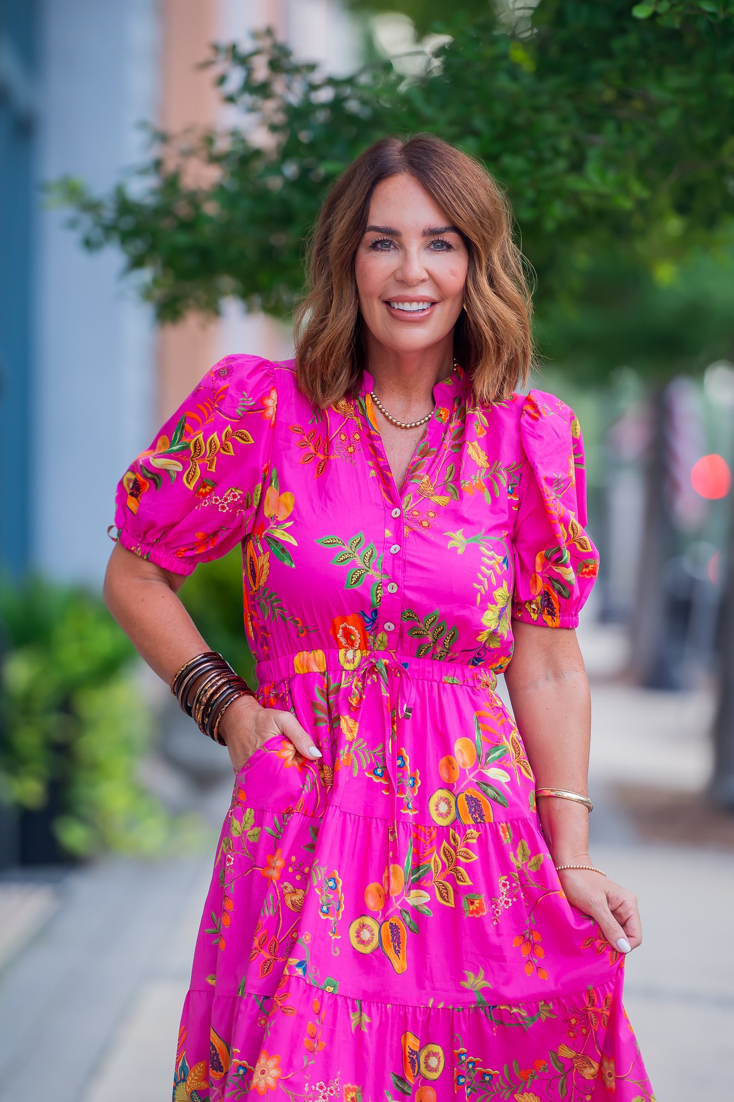 Audrina Tropical Dress
