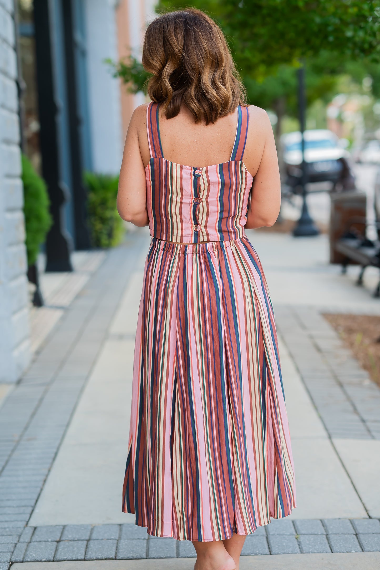Tara Multi Stripe Top