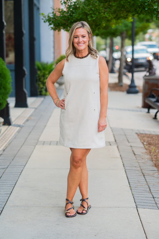 Steamboat Faux Suede Dress