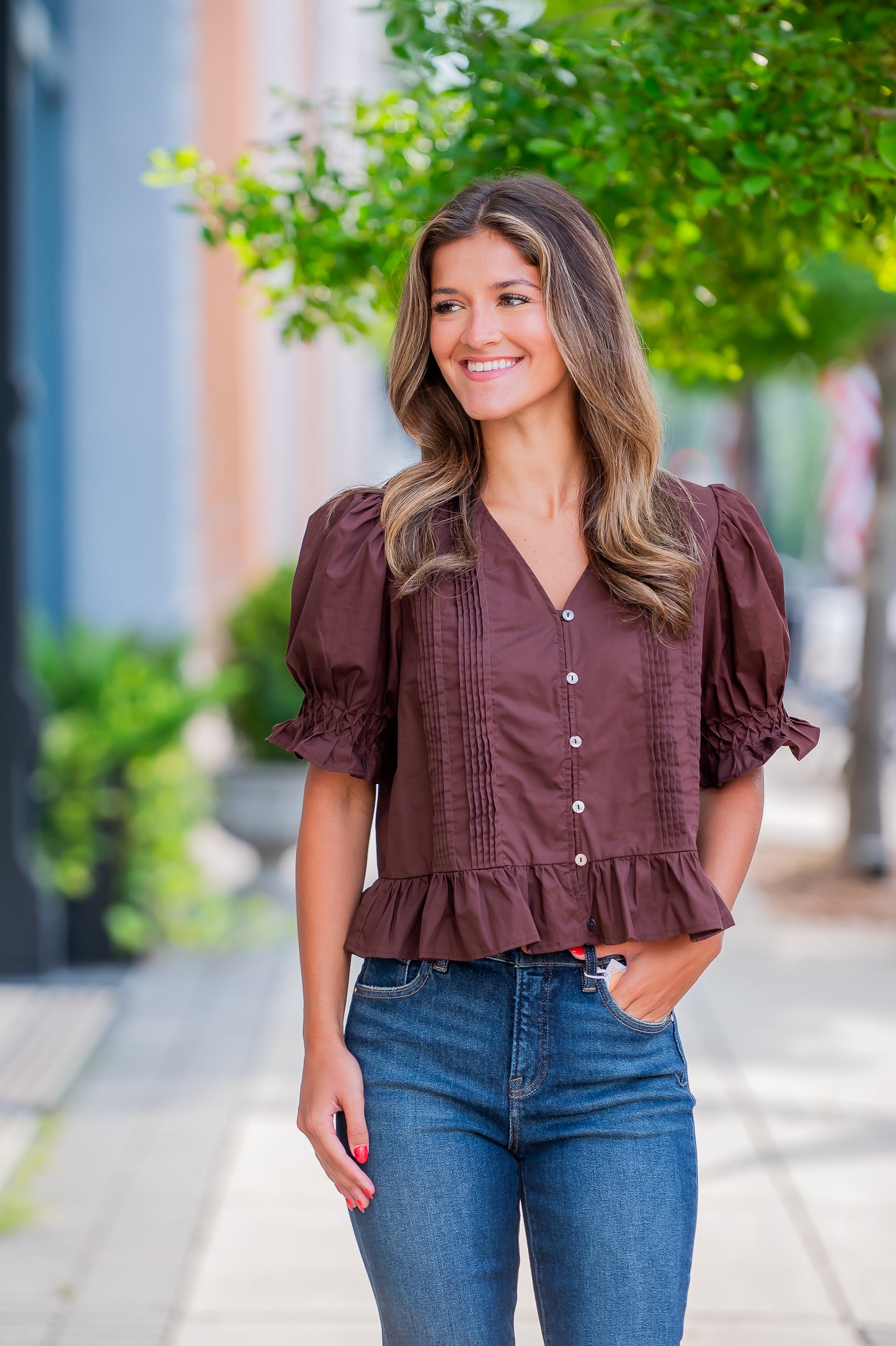 Nia Pintuck Top
