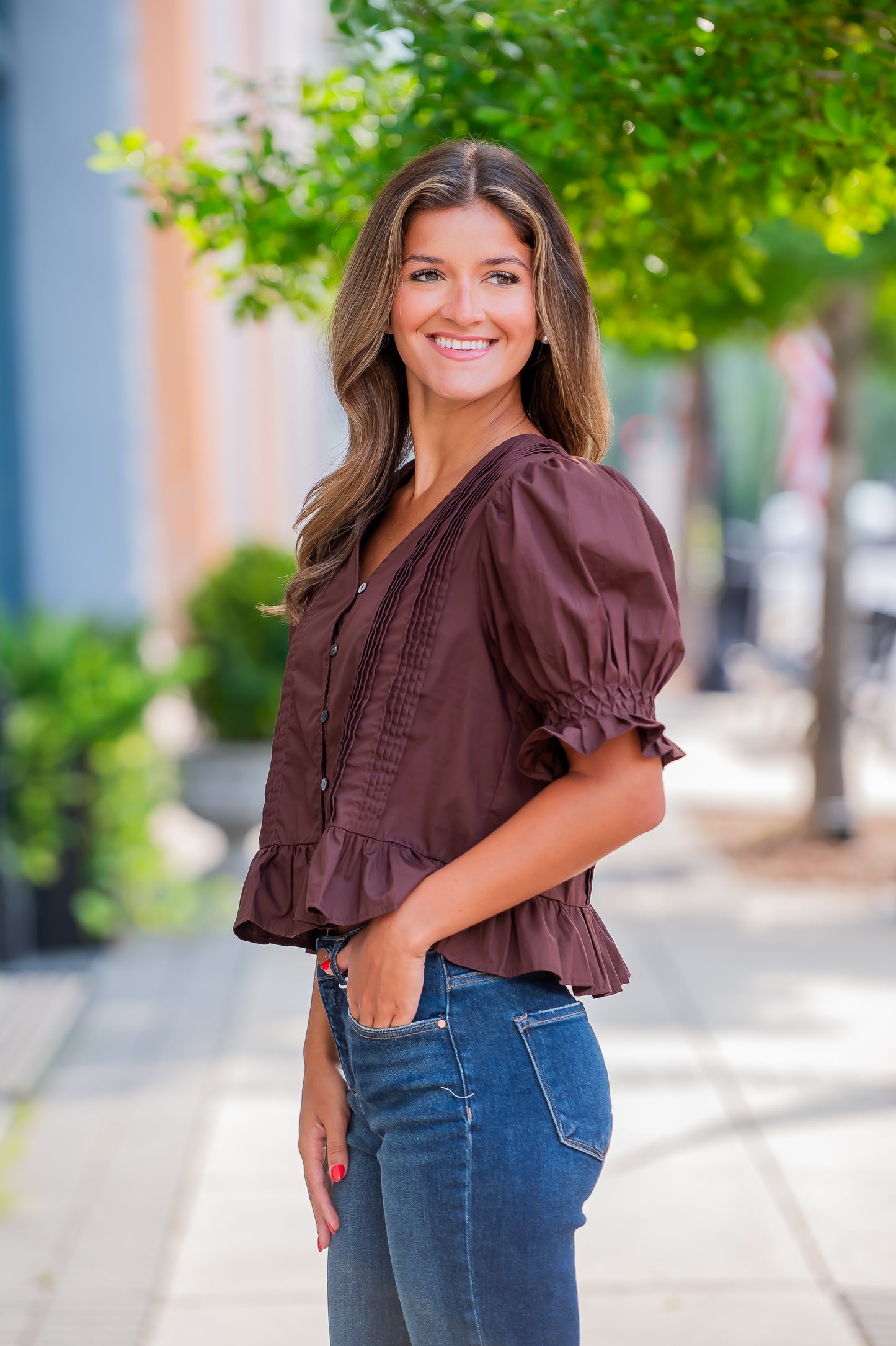 Nia Pintuck Top