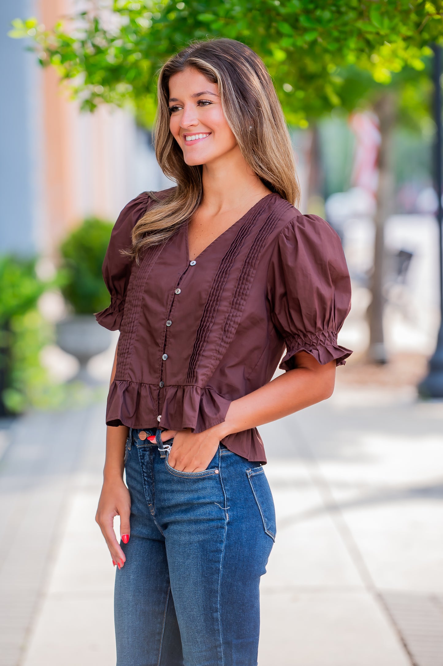 Nia Pintuck Top