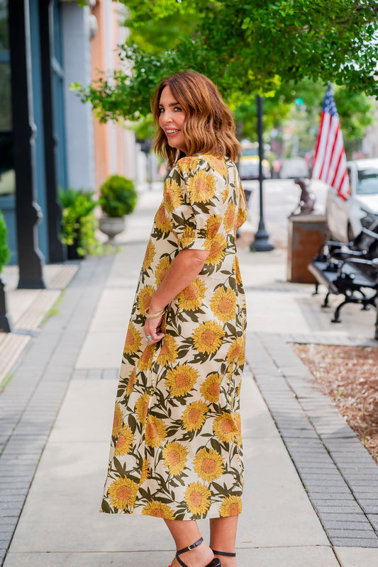 Chrishell Sunflower Dress