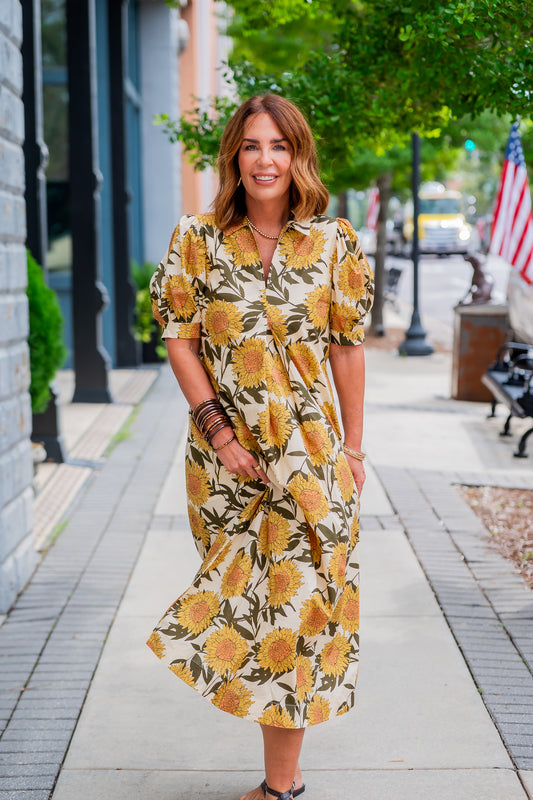 Chrishell Sunflower Dress