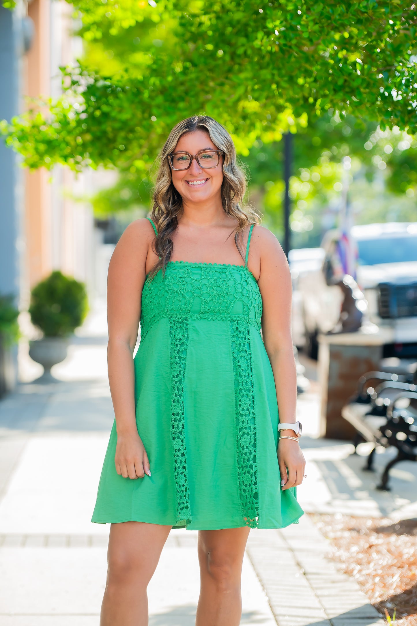 Alba Crochet Dress