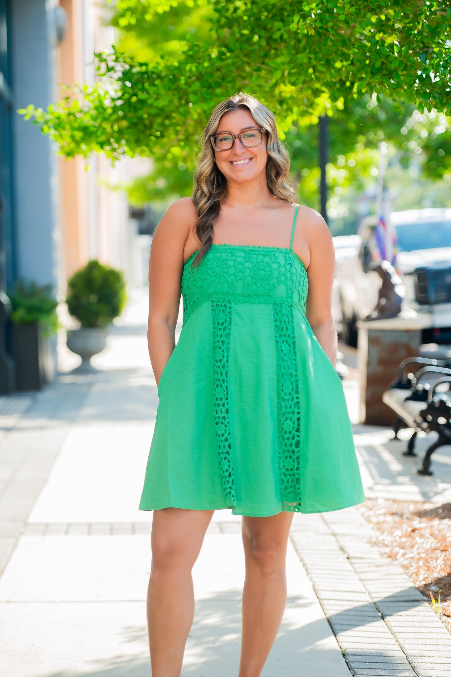 Alba Crochet Dress