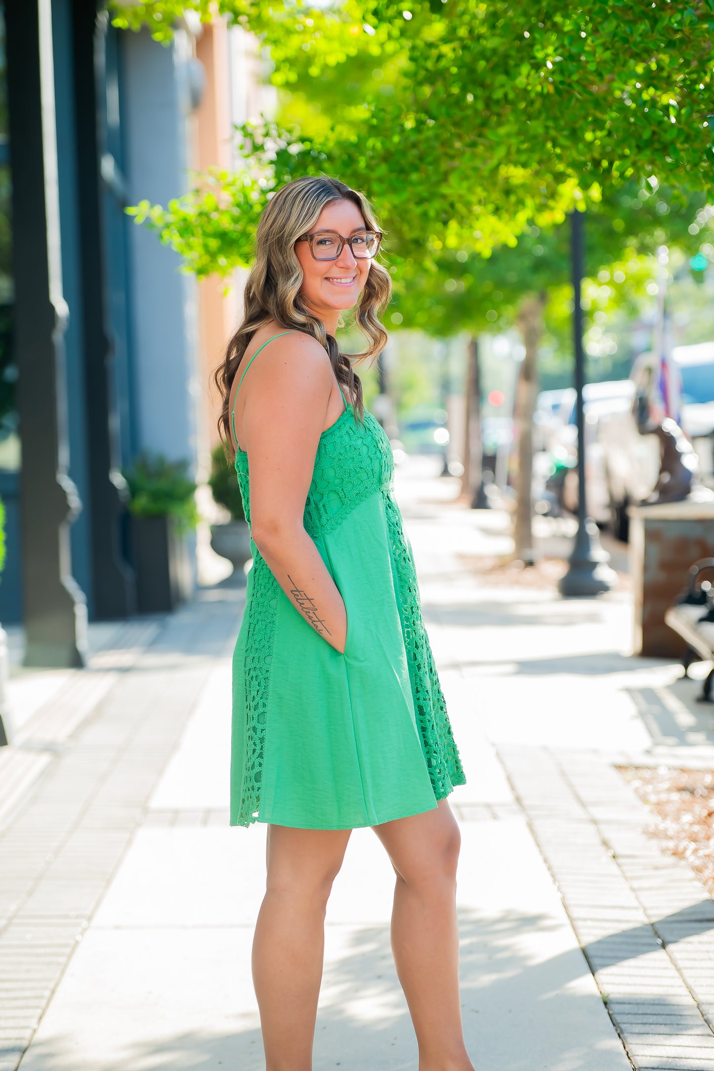Alba Crochet Dress