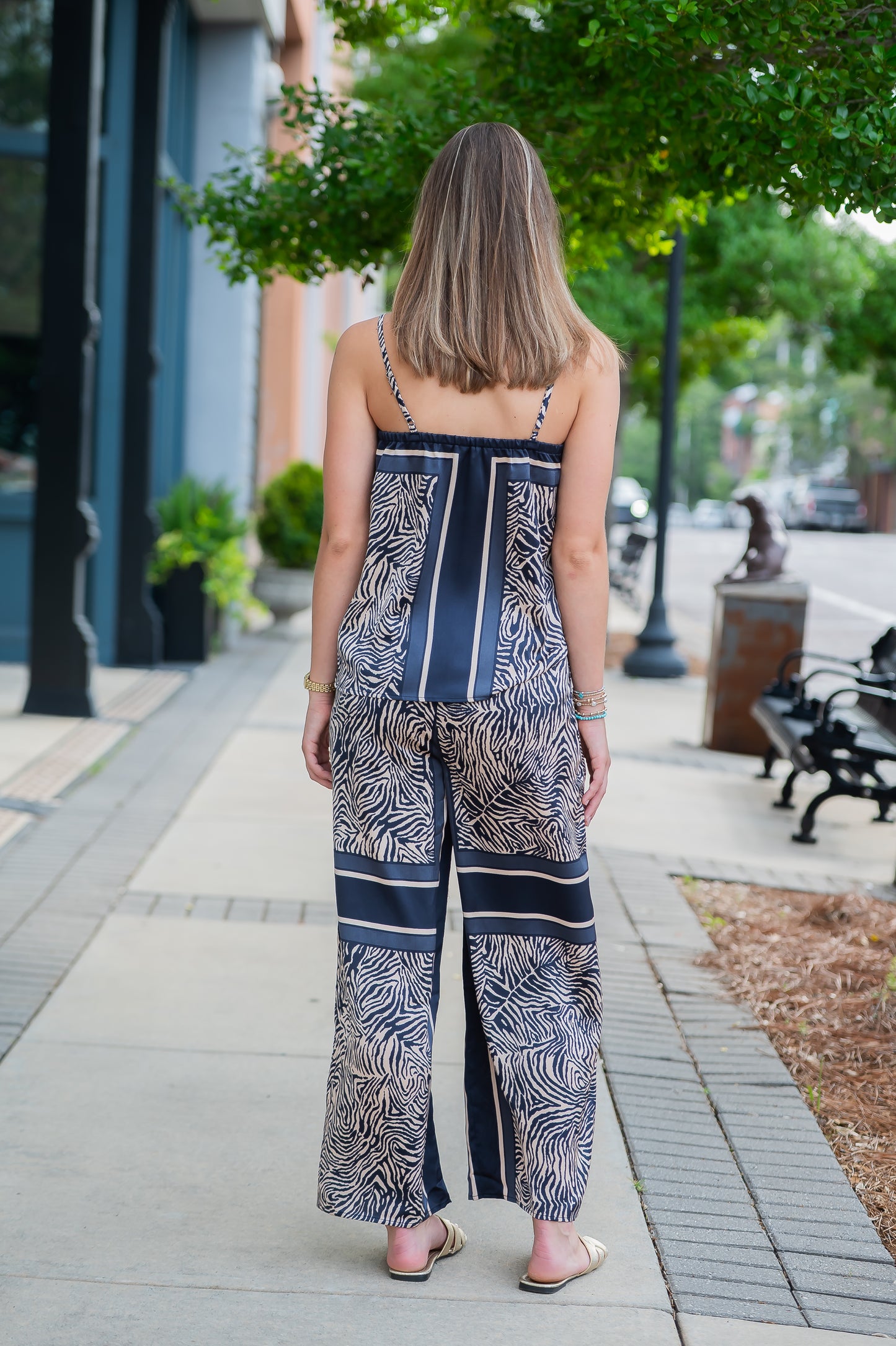 Kira Zebra Print Top