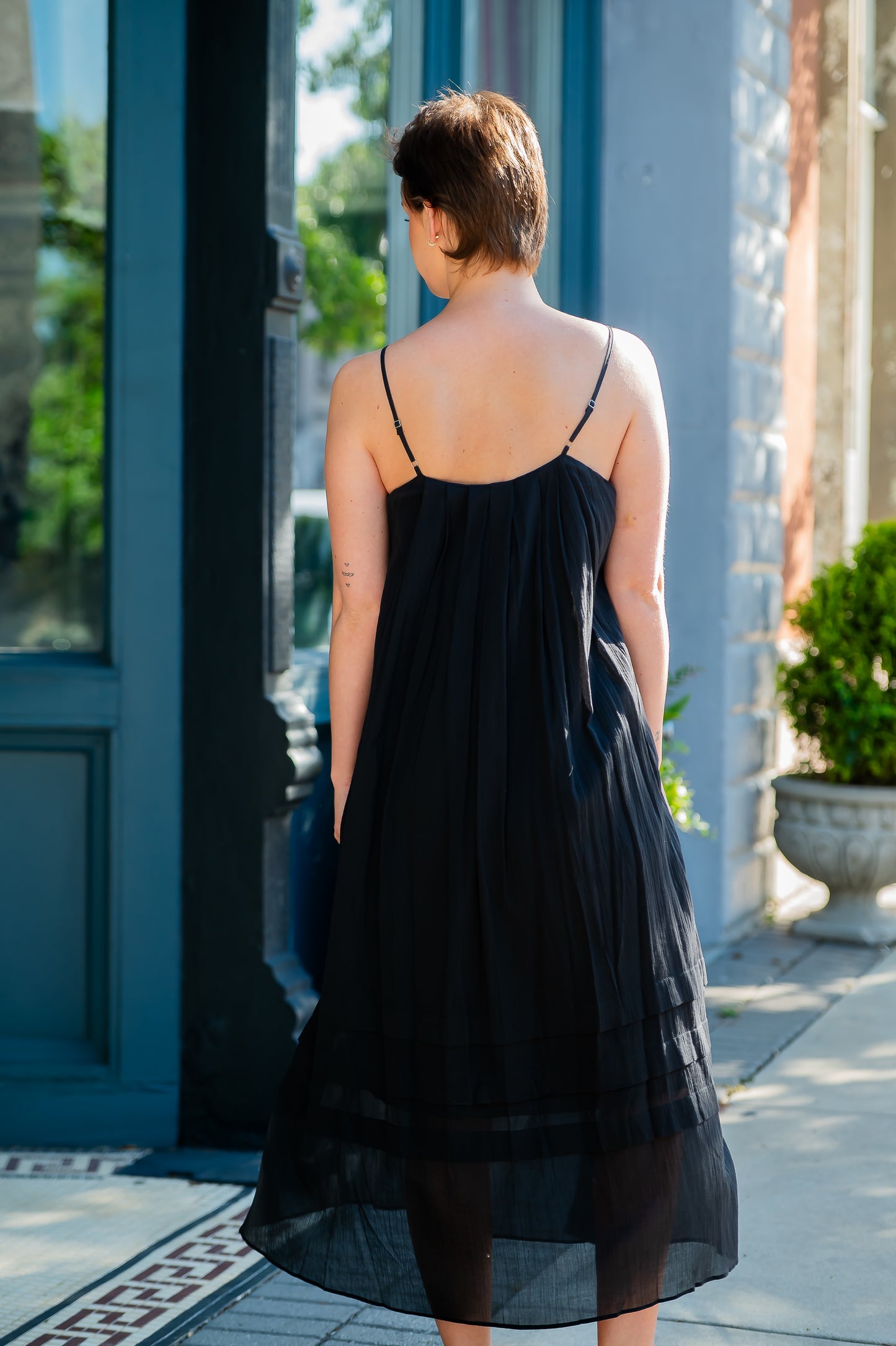 Zoe Cotton Maxi-Black