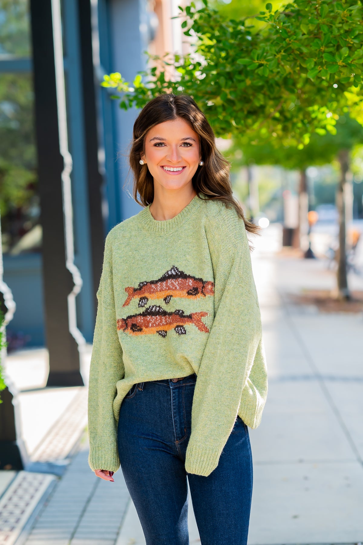 Deryn Double Fish Sweater