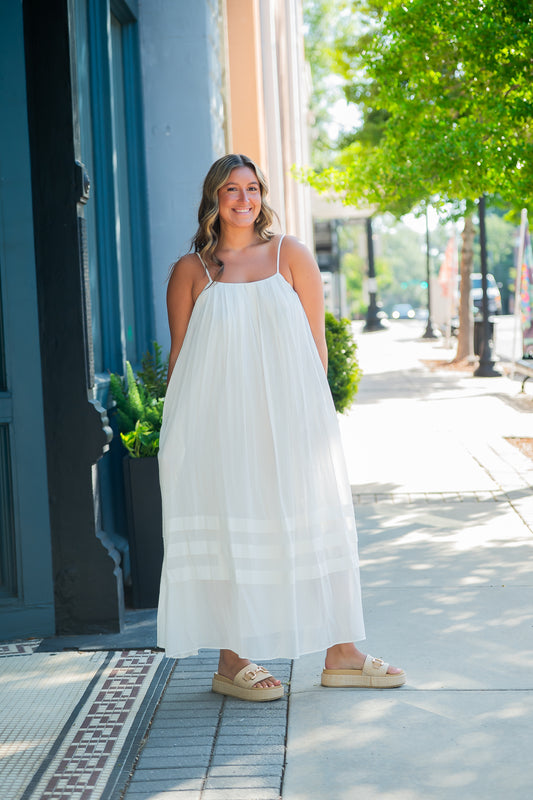 Zoe Cotton Maxi-Off White