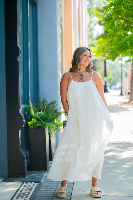 Zoe Cotton Maxi-Off White
