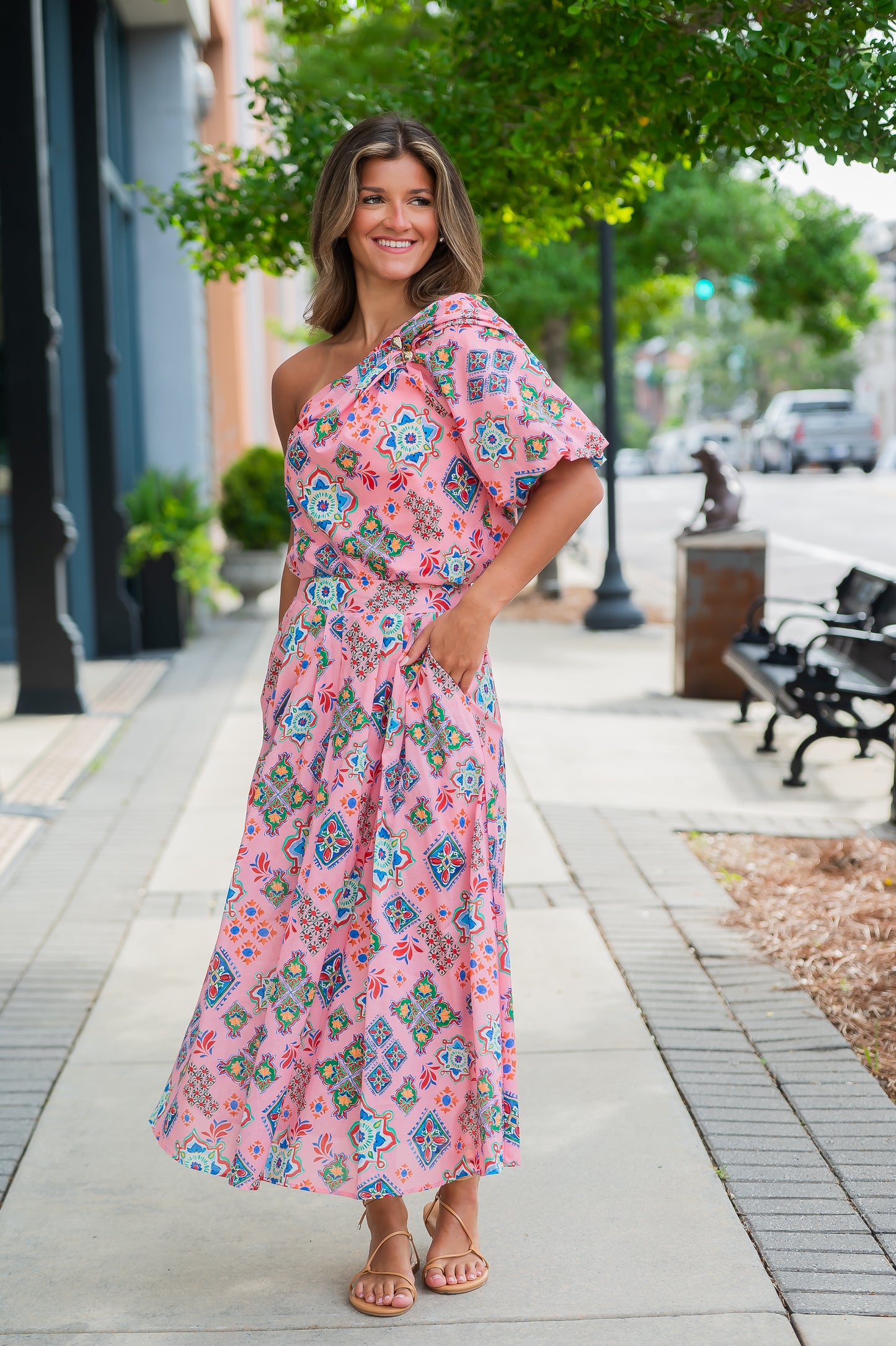 Jenna Geometric Skirt