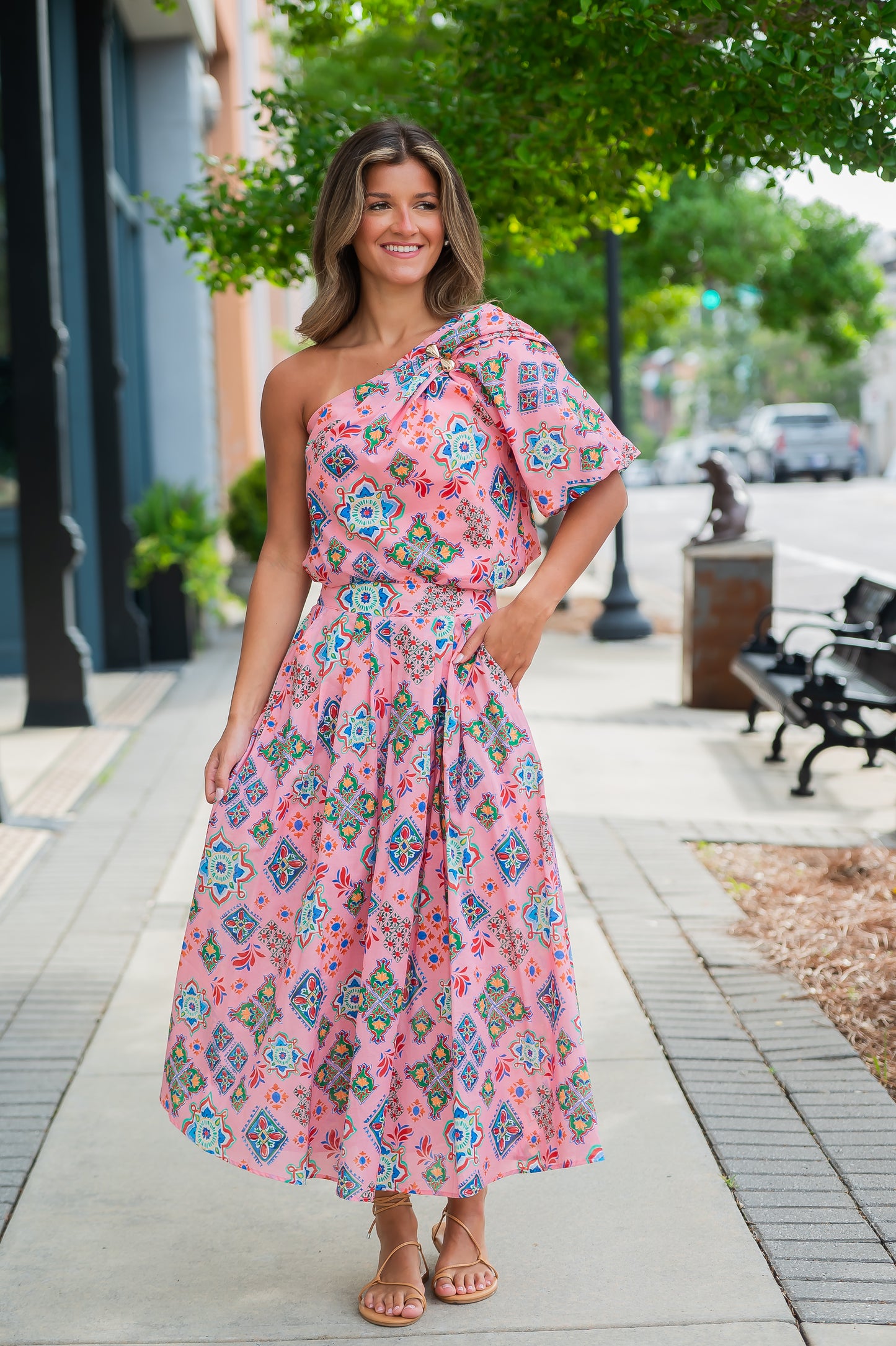 Jenna Geometric Top