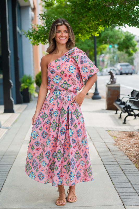 Jenna Geometric Top