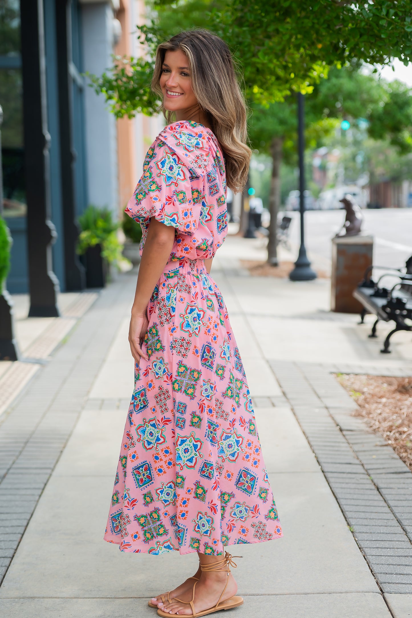 Jenna Geometric Skirt
