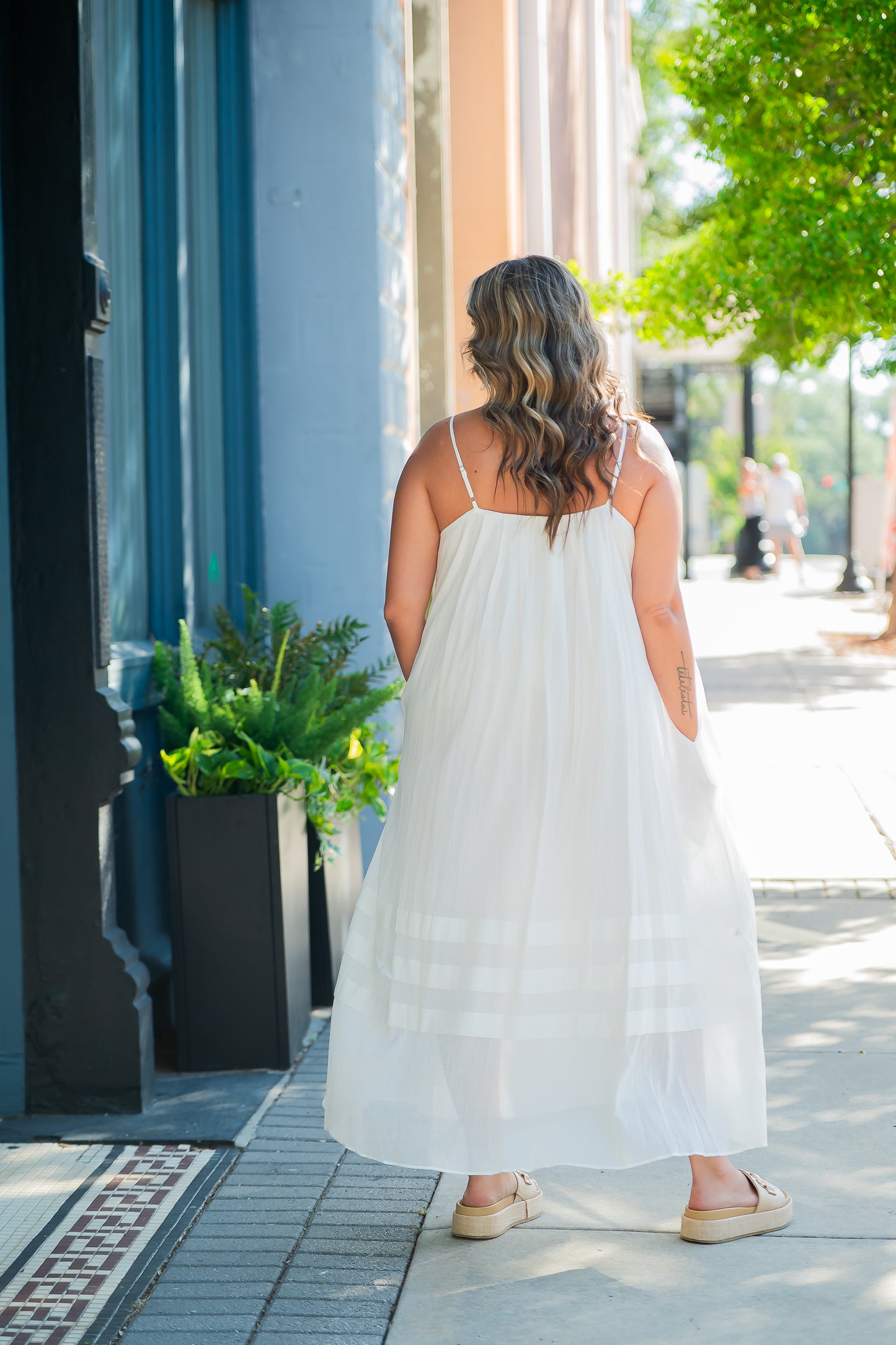 Zoe Cotton Maxi-Off White