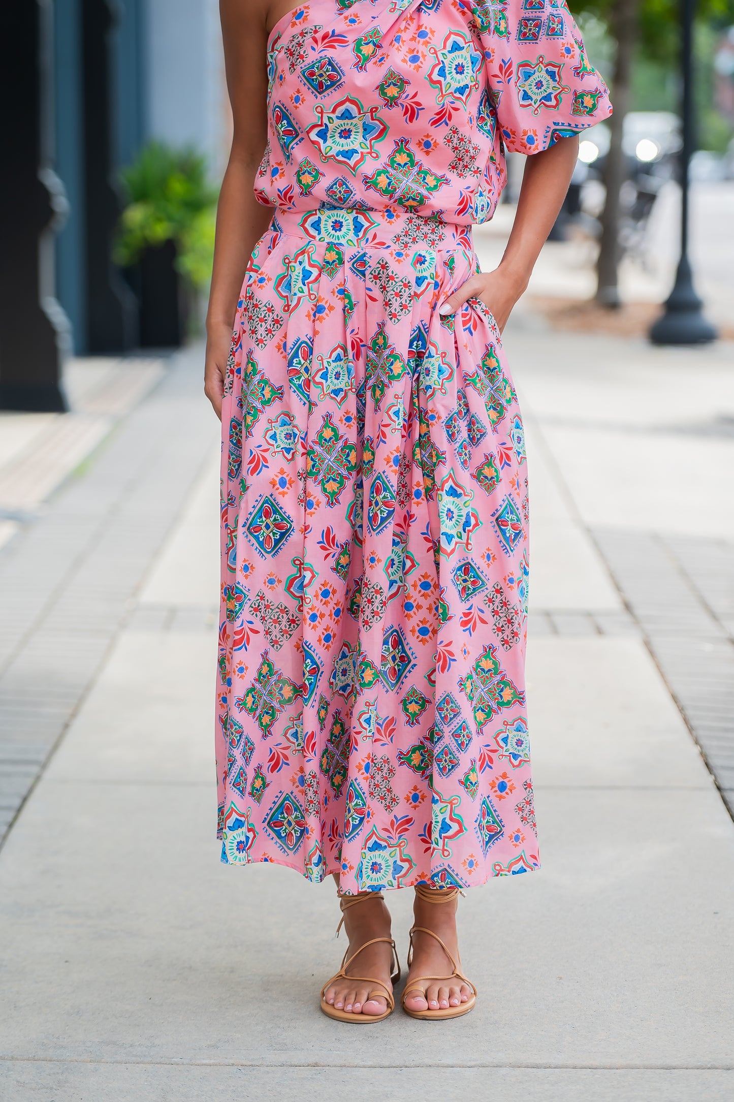 Jenna Geometric Skirt