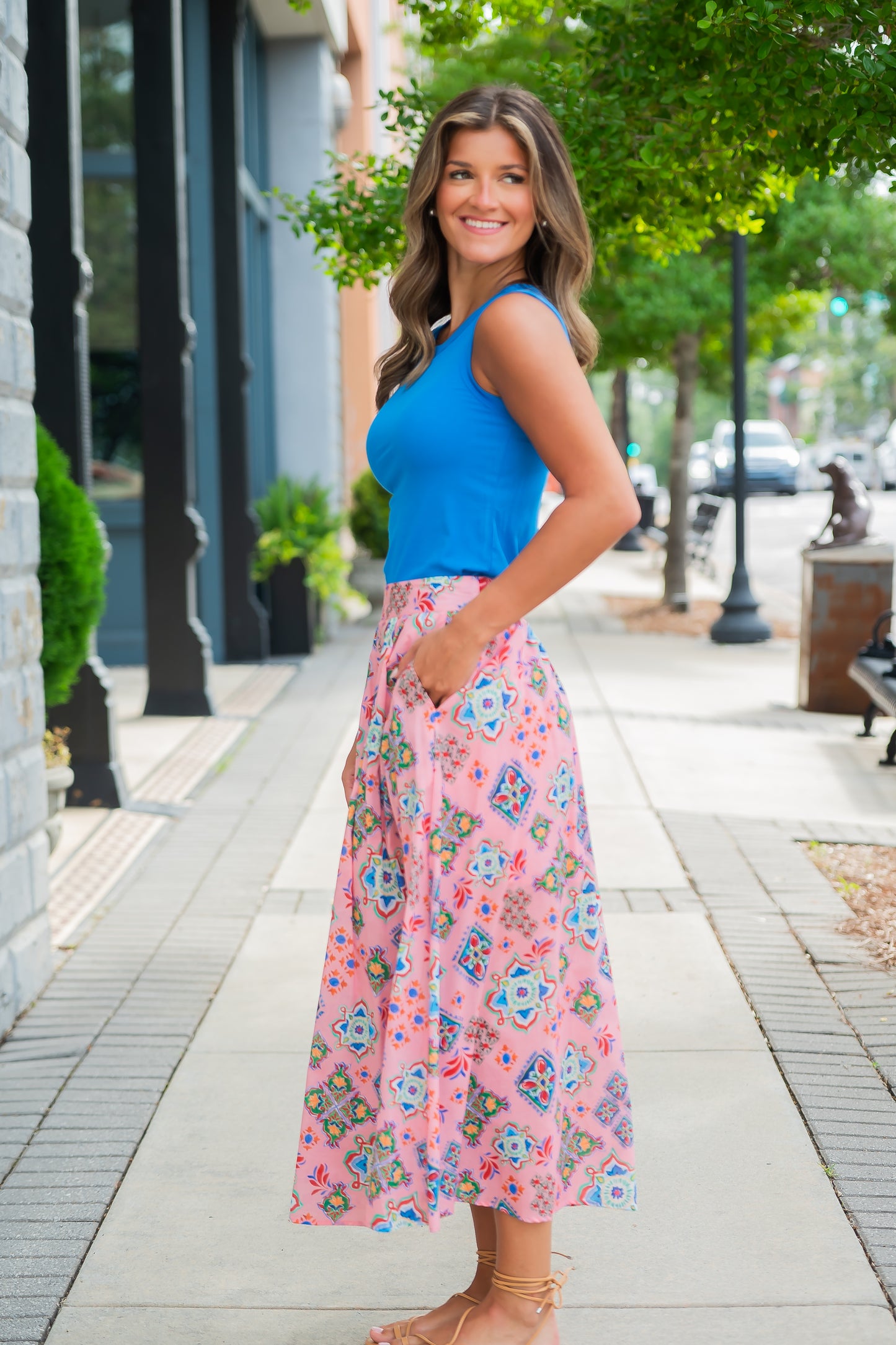 Jenna Geometric Skirt