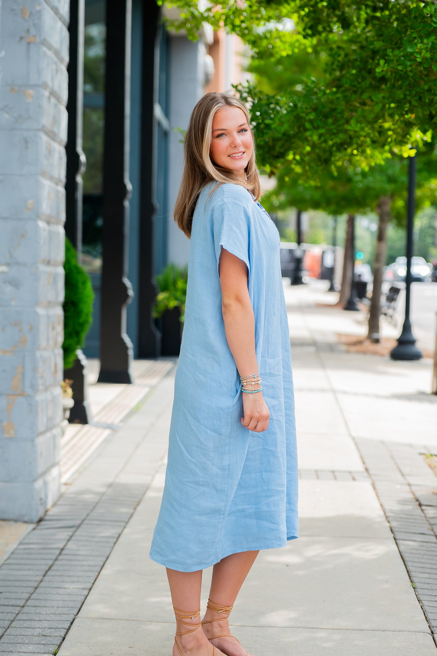 Calla Linen Dress