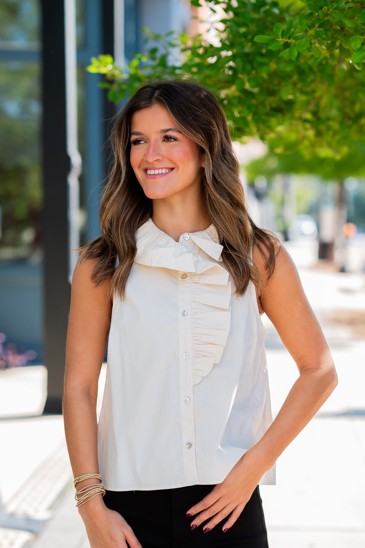 Vera Cream Top