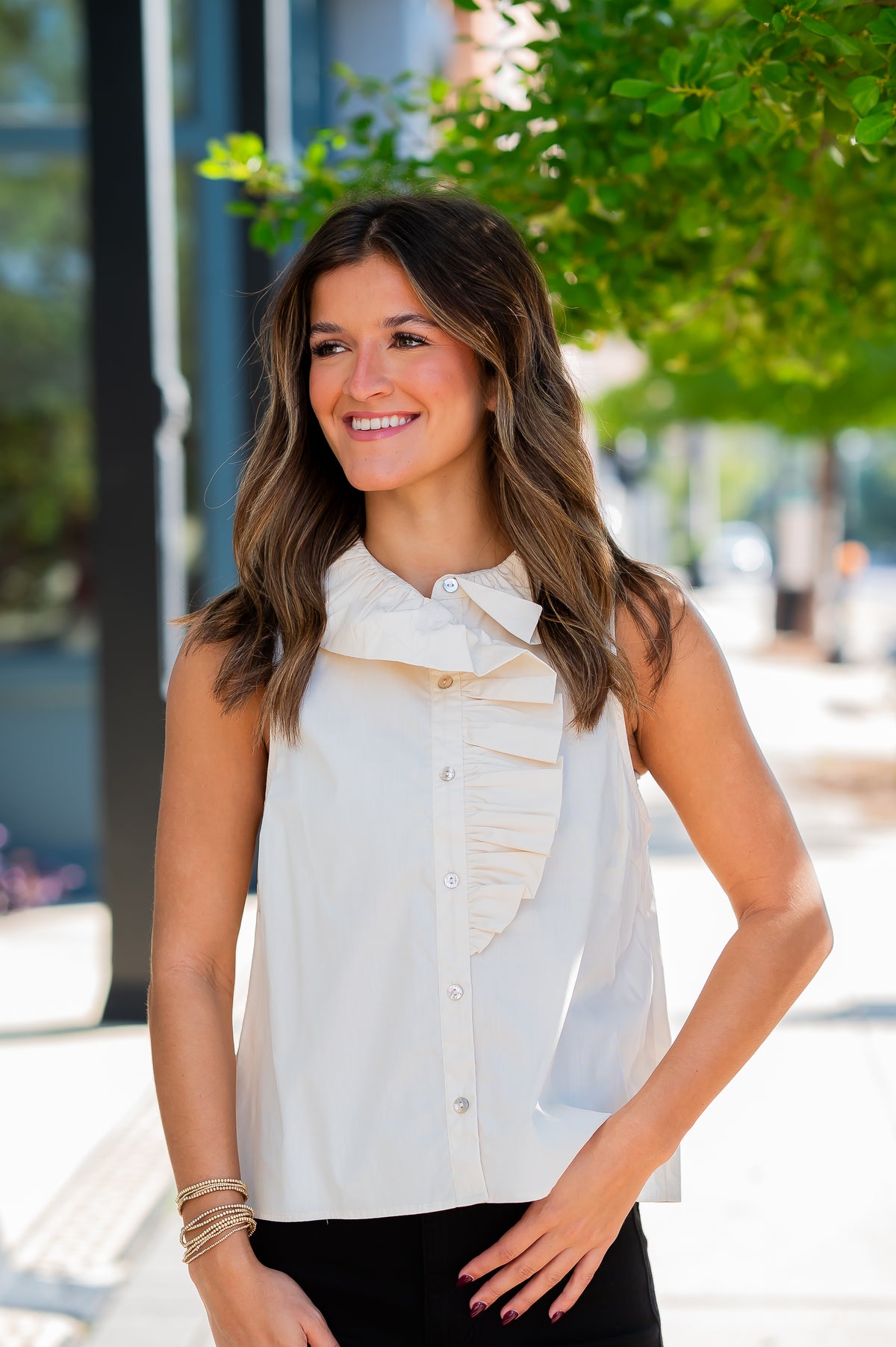 Vera Cream Top