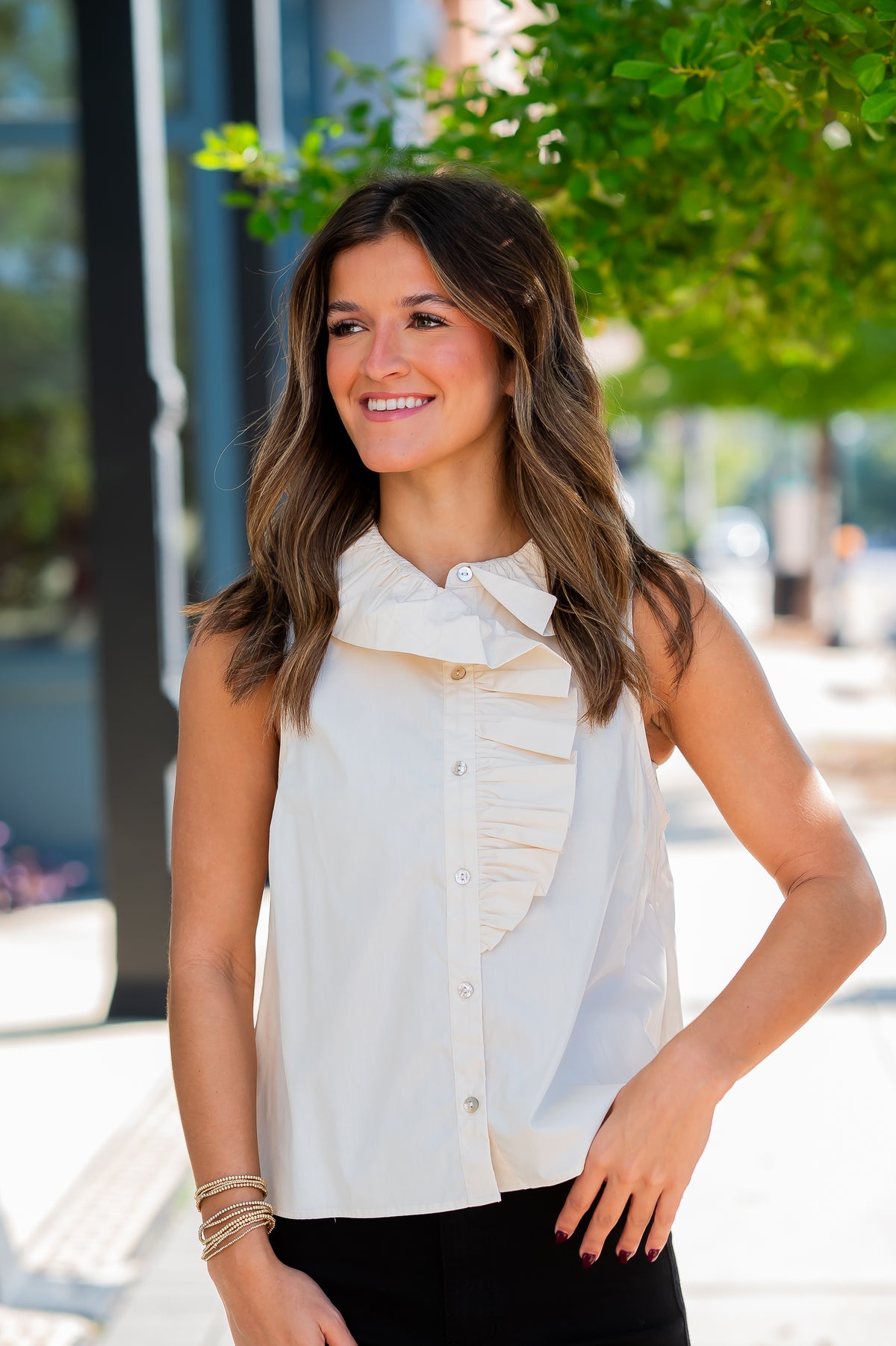 Vera Cream Top