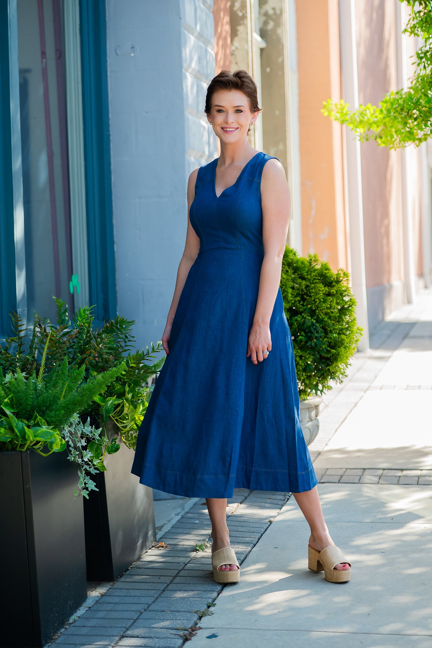 Calla Denim Dress