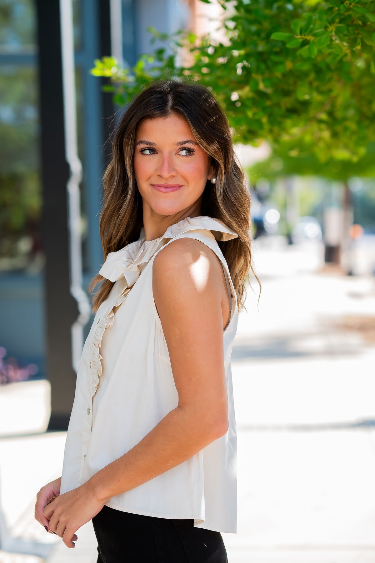 Vera Cream Top