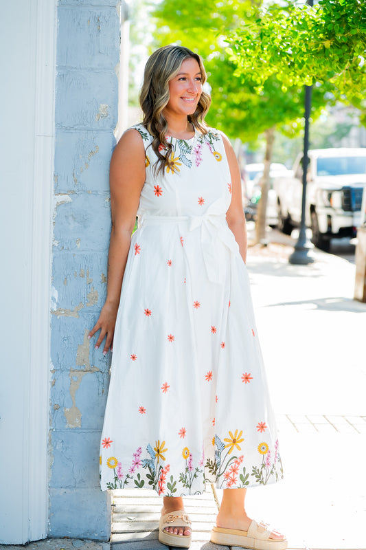 Mandy Embroidered Dress