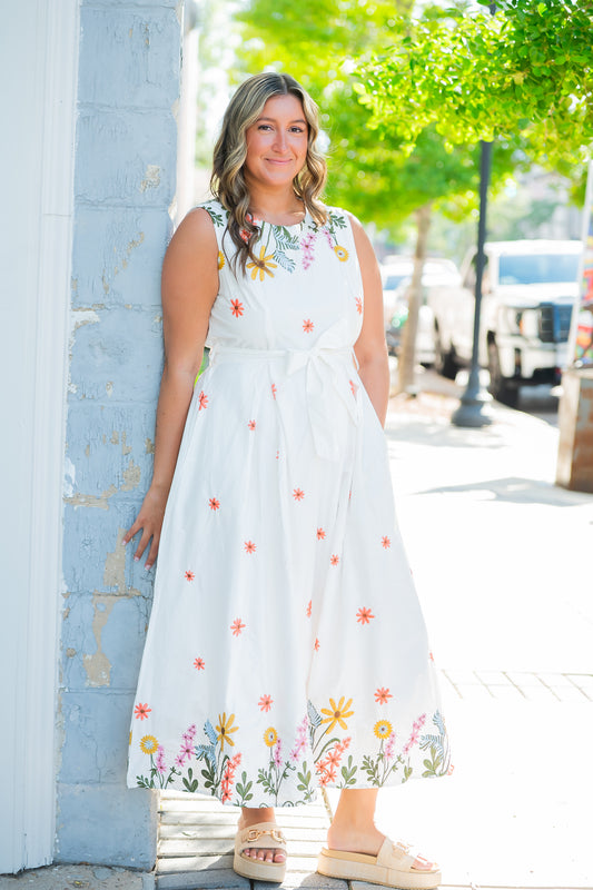 Mandy Embroidered Dress