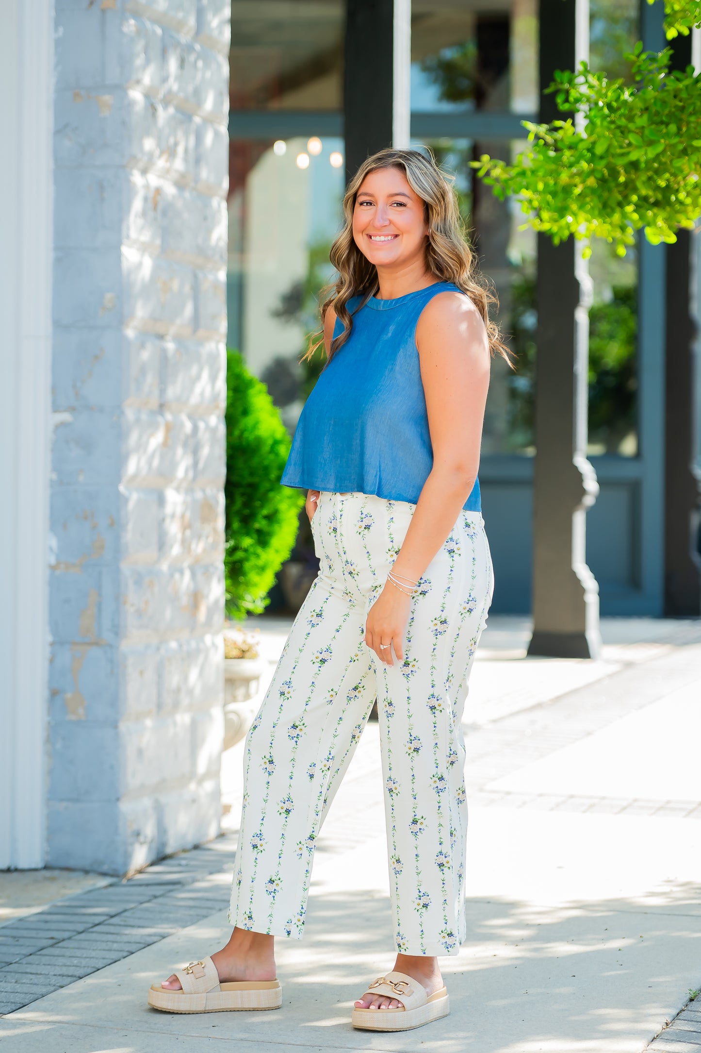 Viola Floral Jeans