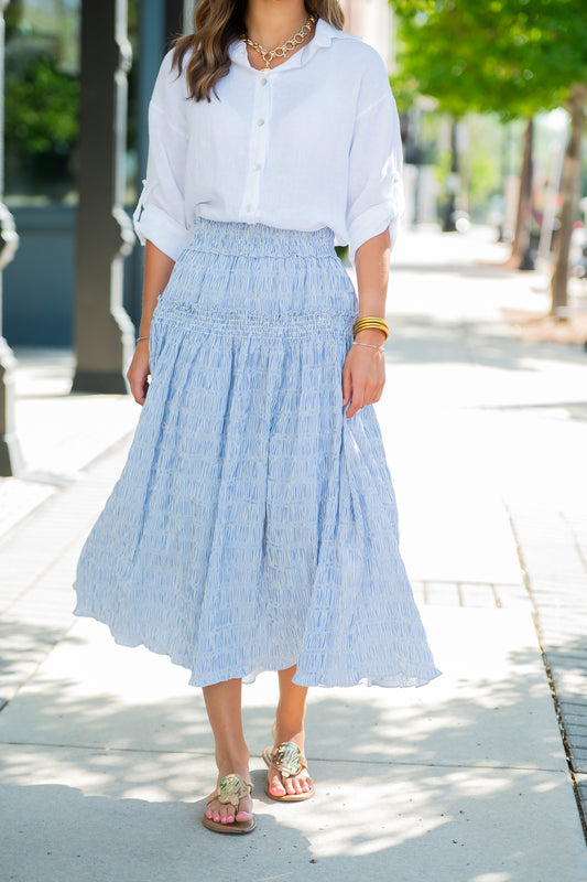Sunny Striped Skirt