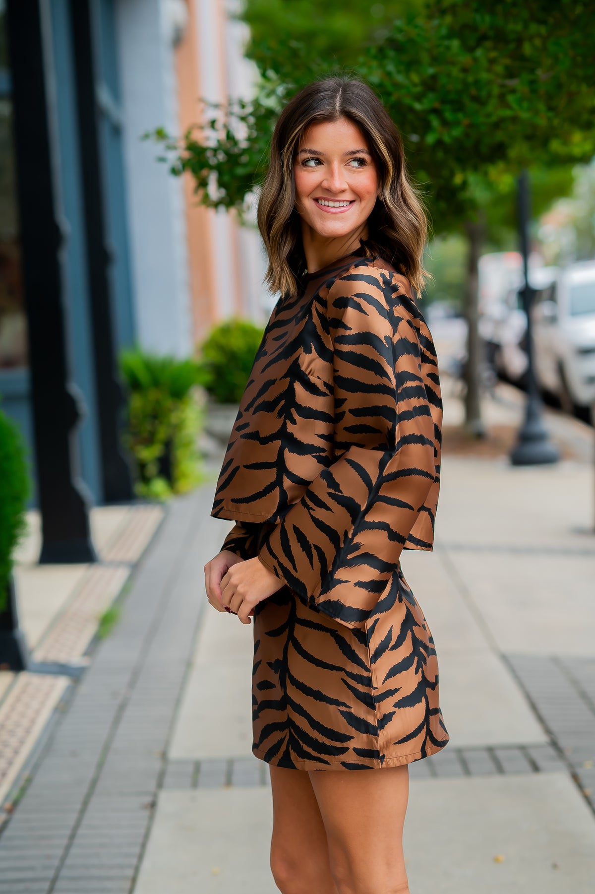 Eddie Animal Print Top