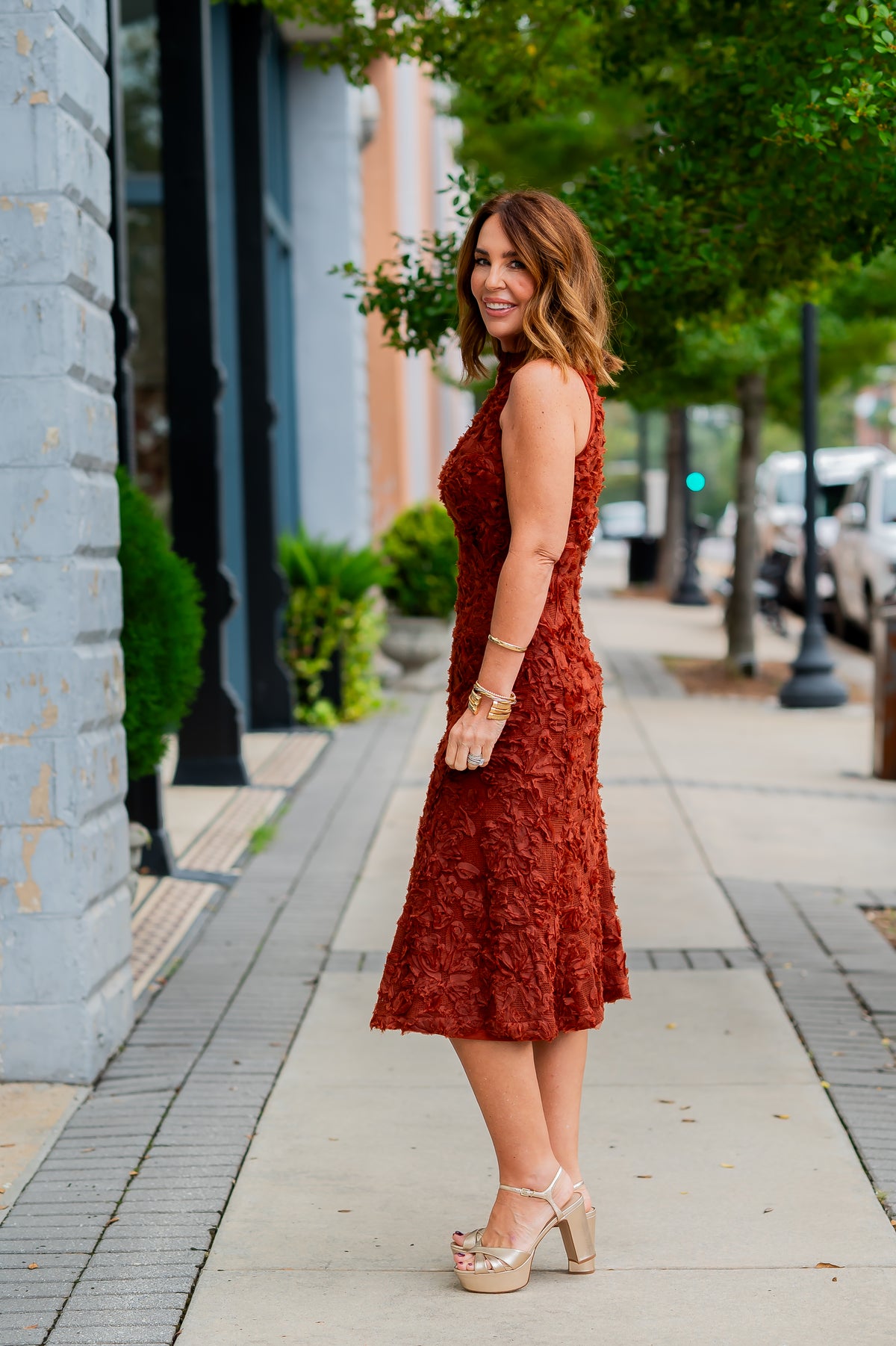Ethel Floral Midi Dress