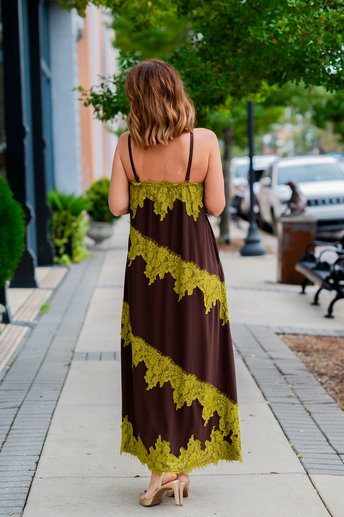 Murphy Lace Trim Dress