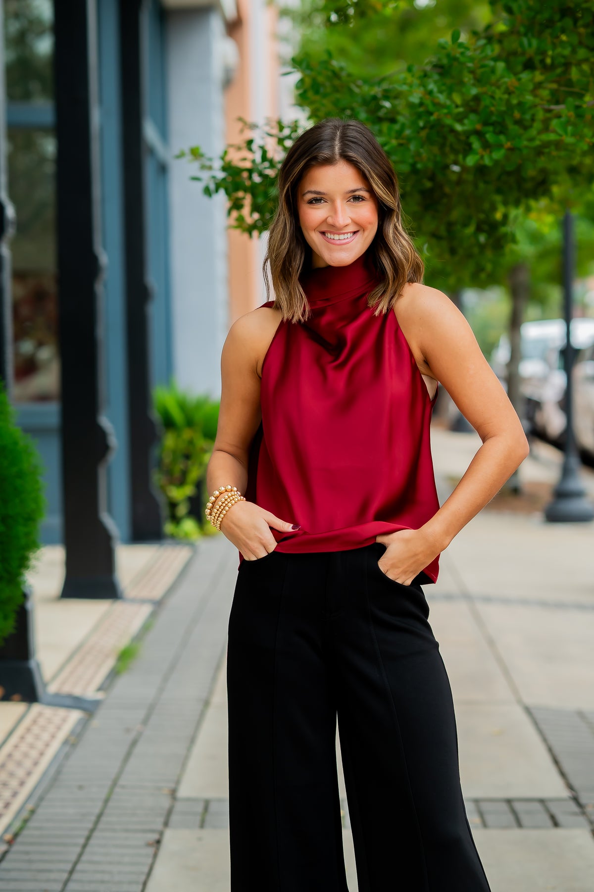 Faith Halter Scarf Top
