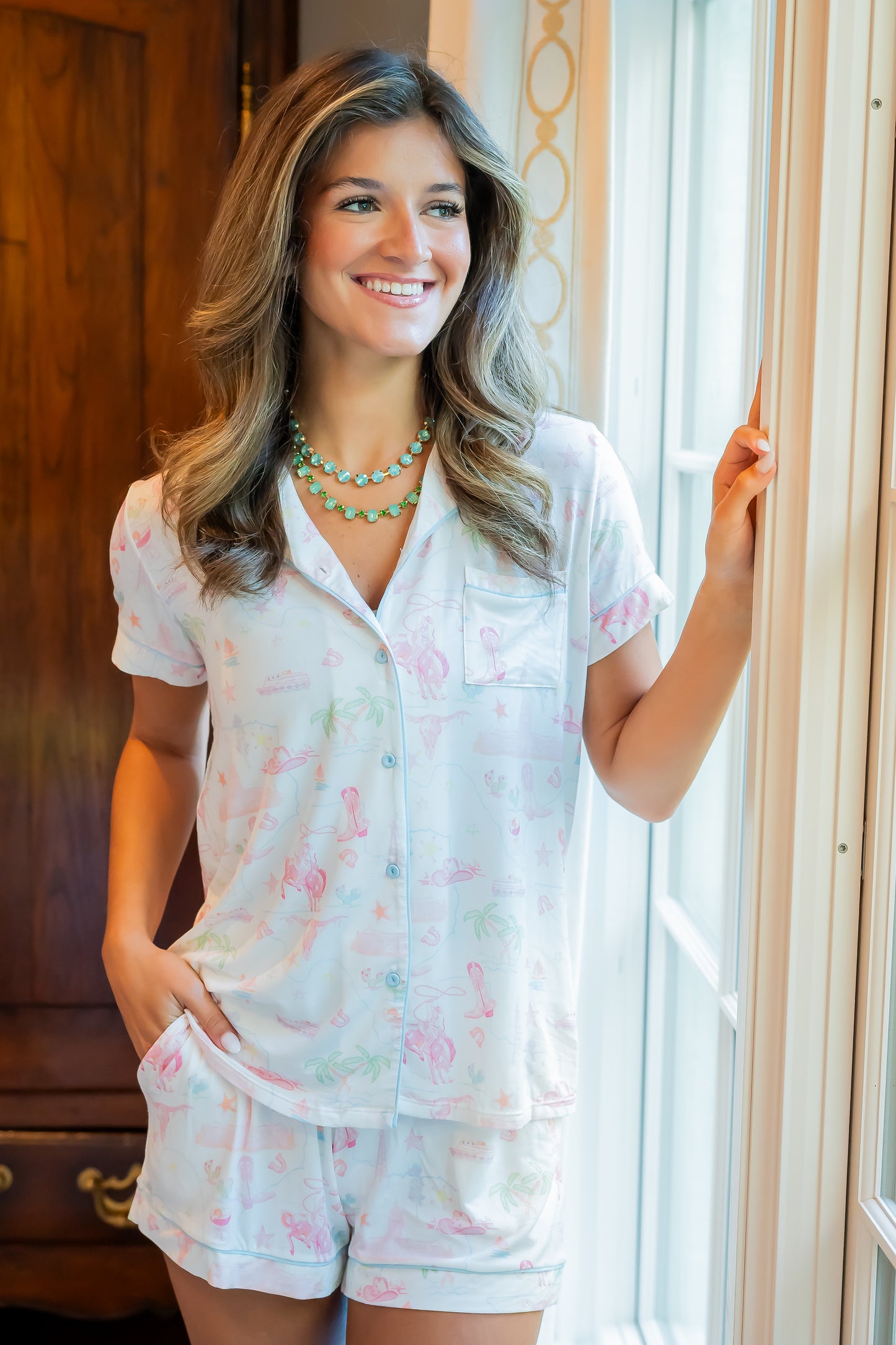 Pastel Texas Pj Set