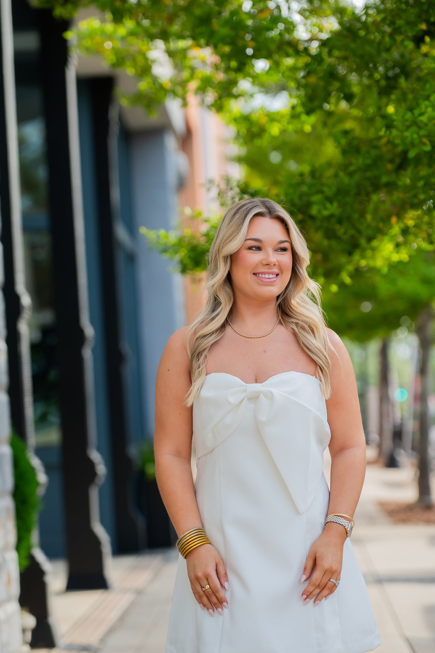 Nori White Dress