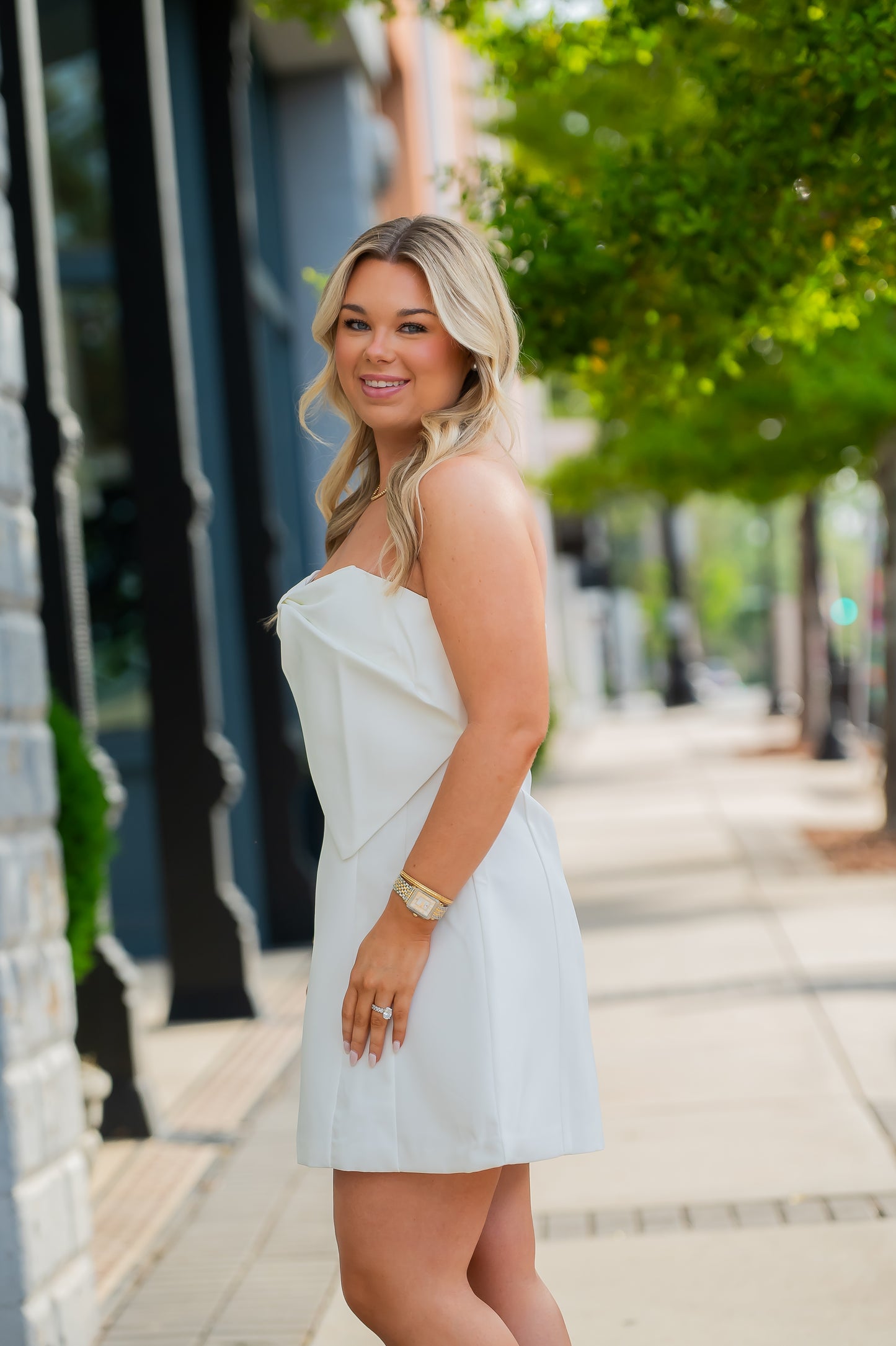 Nori White Dress