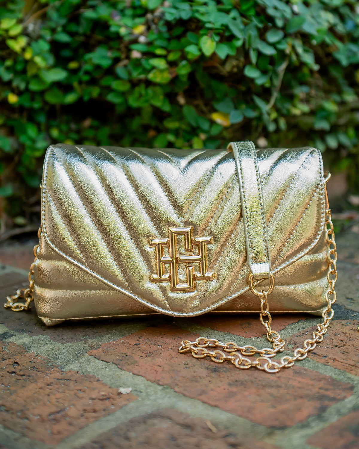Brandy Crossbody Glimmer Gold