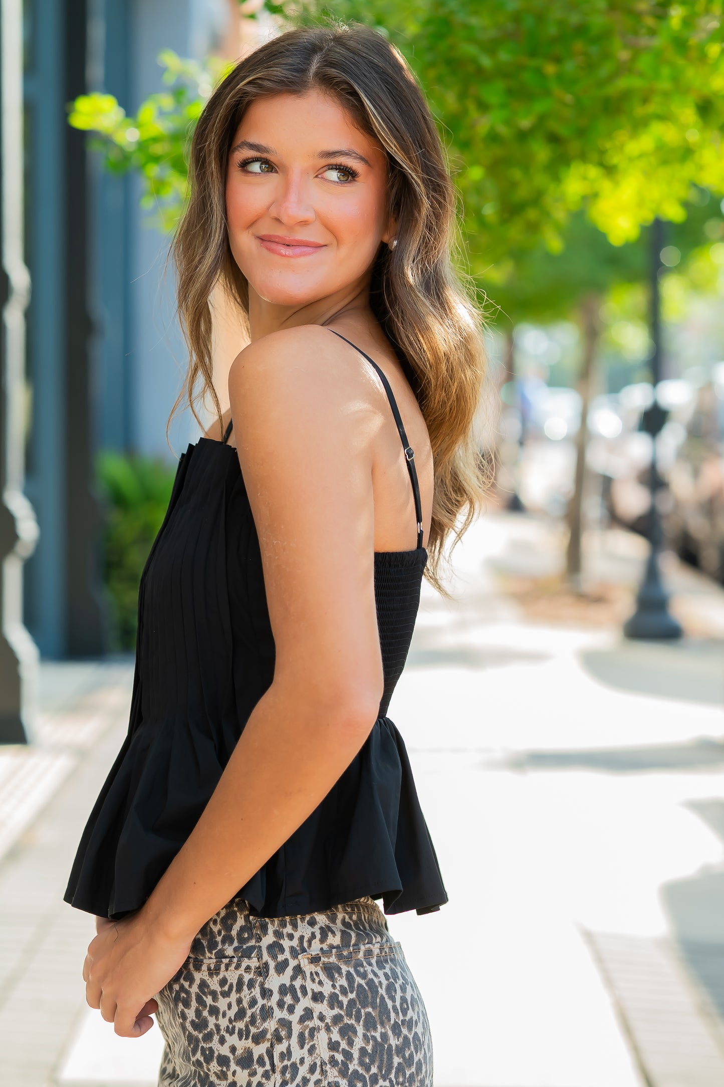 Vera Cami Top-Black