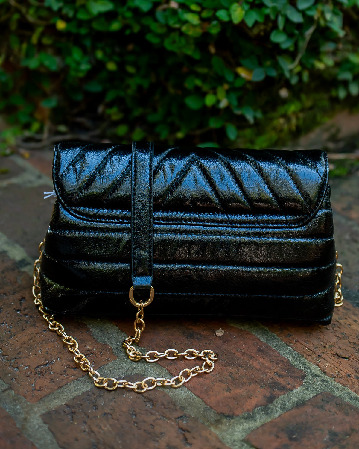 Brandy Crossbody Glimmer Black