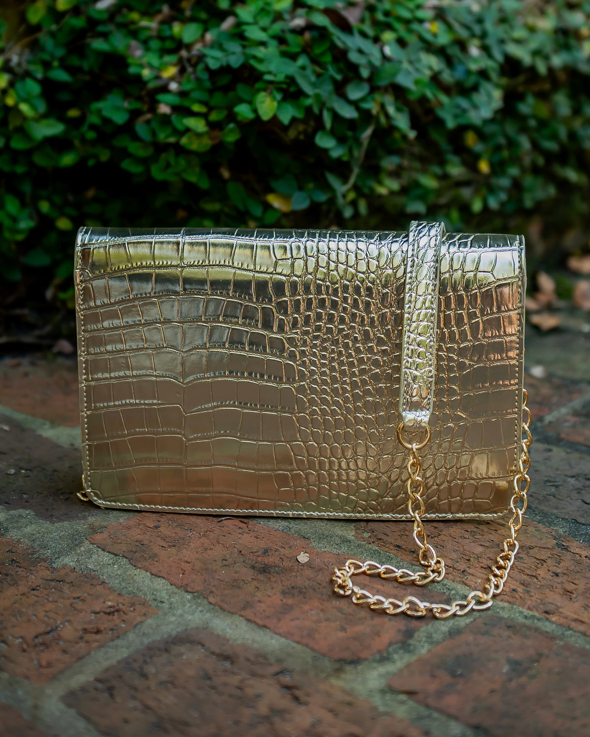 Bryn Clutch/Crossbody Gold EC
