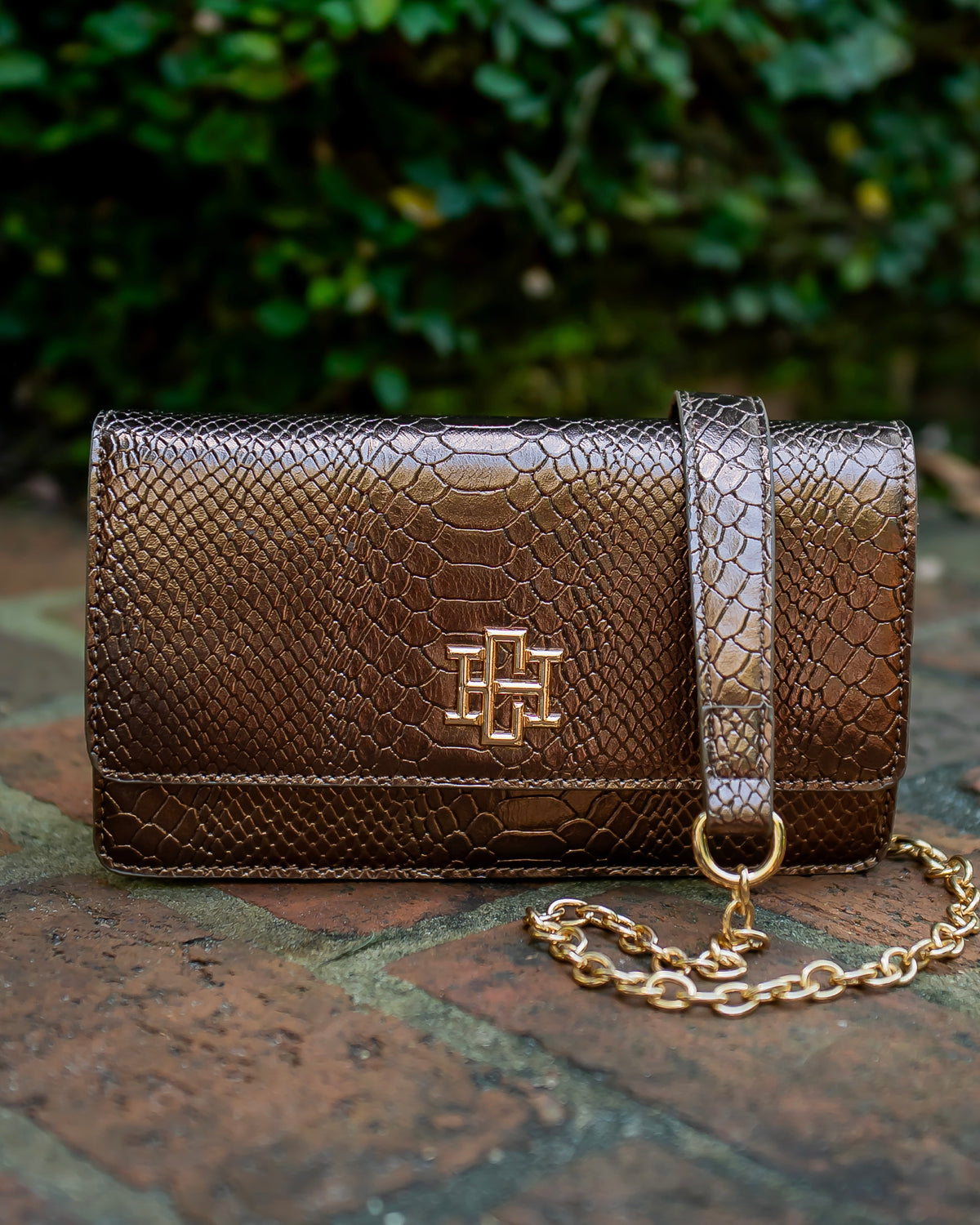 Brynleigh Clutch Crossbody Bronze ES