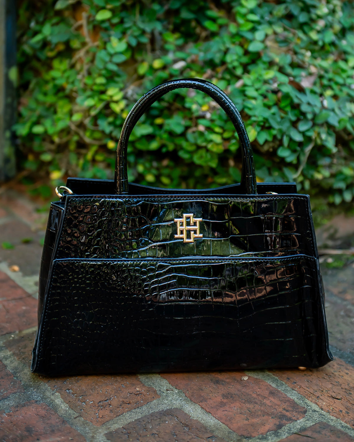 McKenzie Bag Black Patent EC