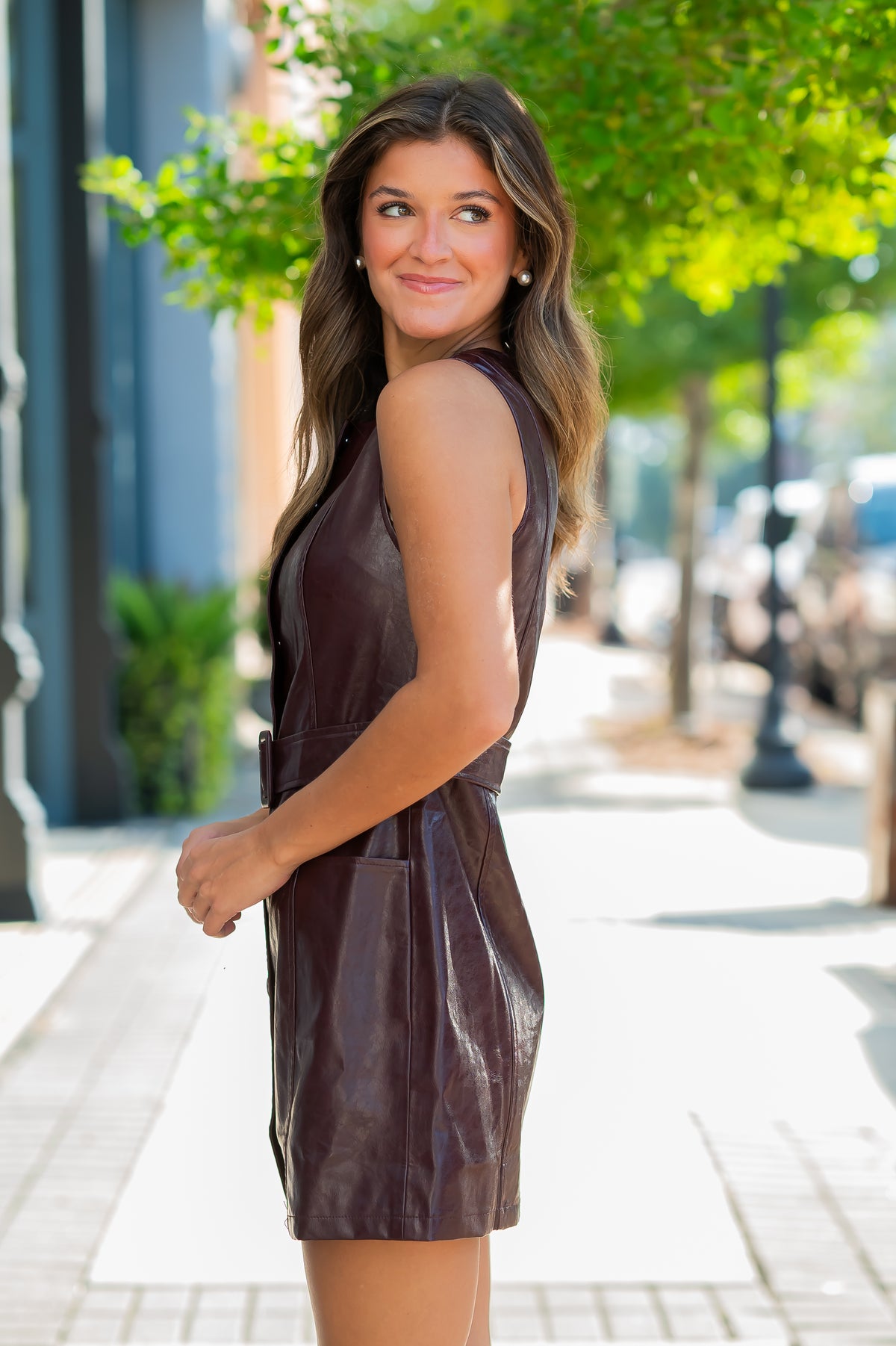 Julian Leather Dress