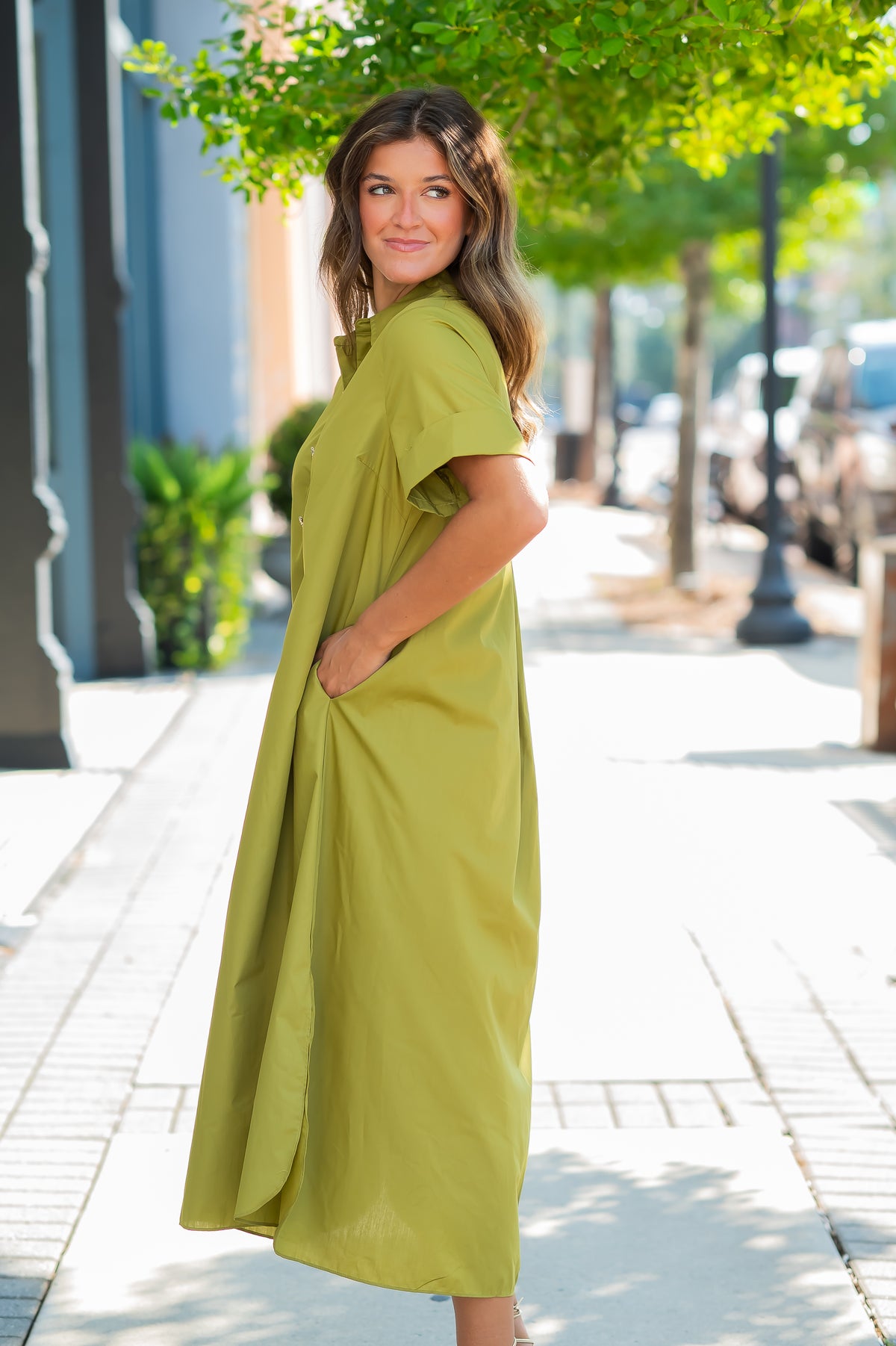 Emma Snap Button Dress