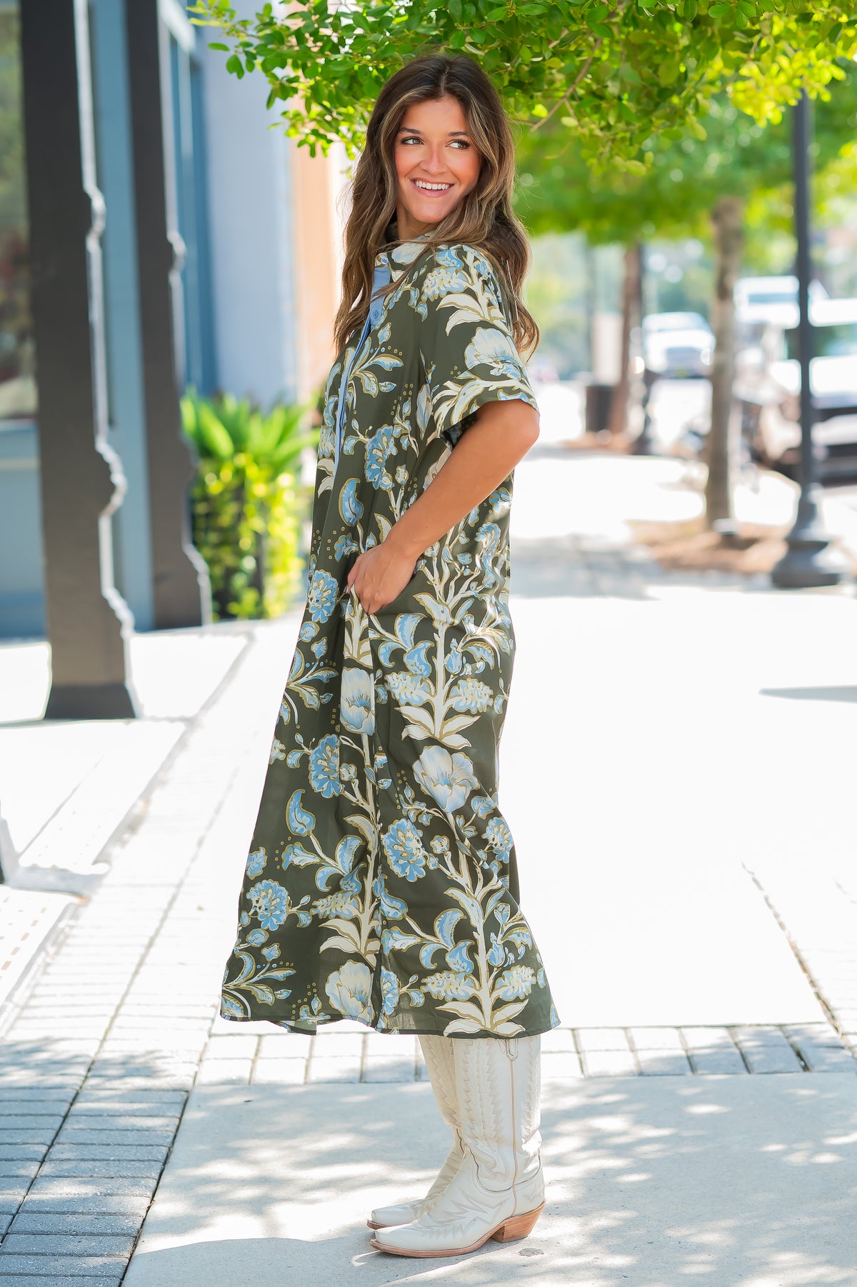Nova Floral Dress